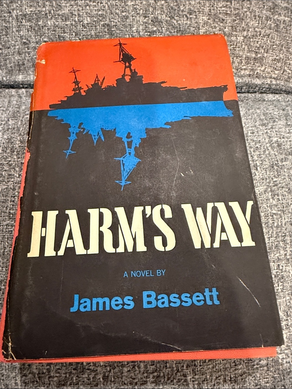 HARM'S WAY-A Novel by JAMES BASSETT-1962 Book Club Hardcover
